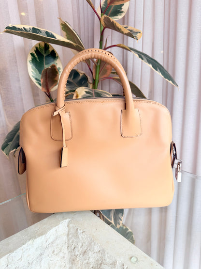 Bally Leather 'Doctors' Handbag in Tan