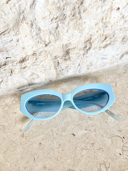 Lu Goldie Aurora Sunglasses in Bleu