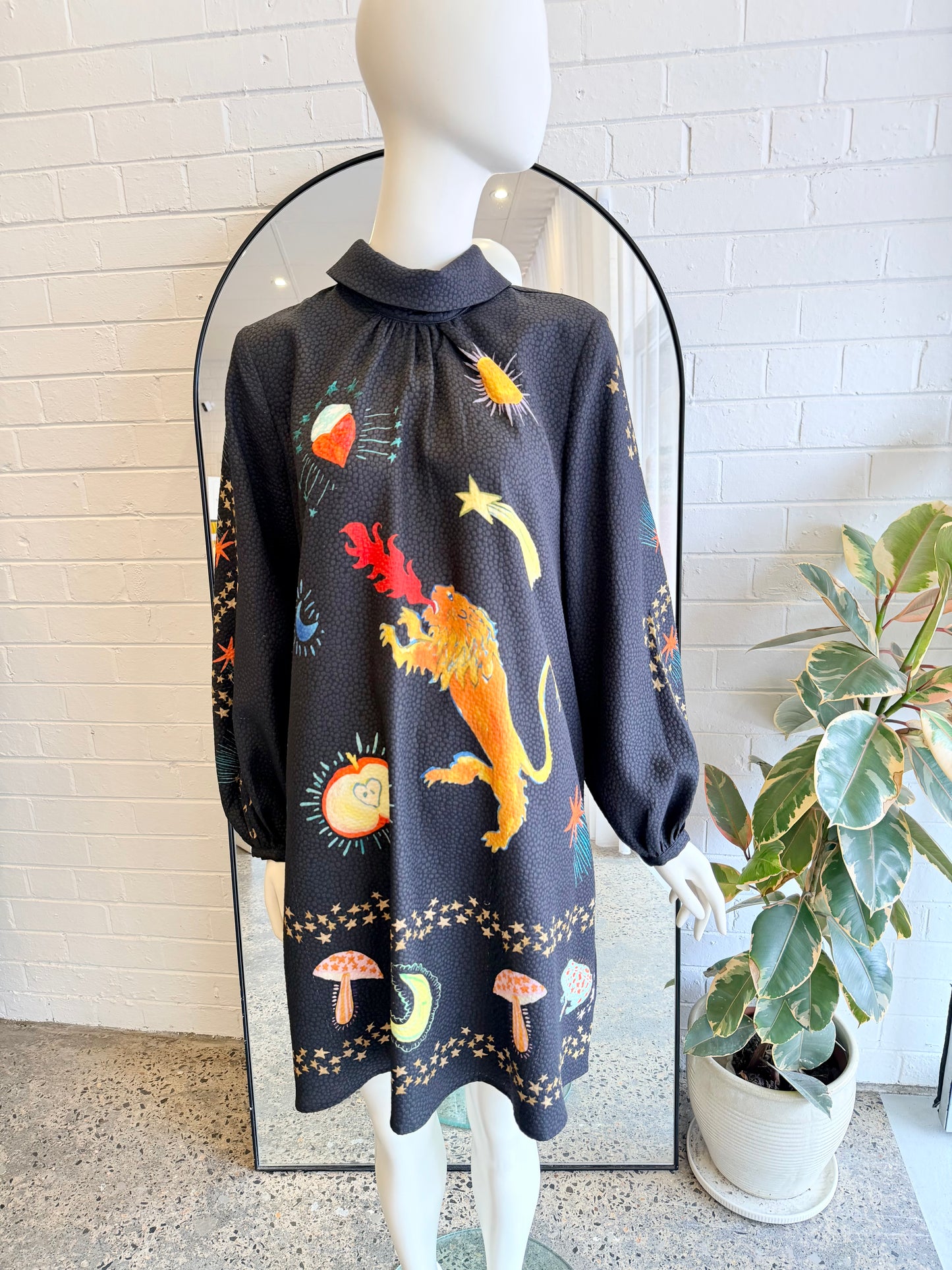 Gorman Magic Place Print Shift Dress - Size 12