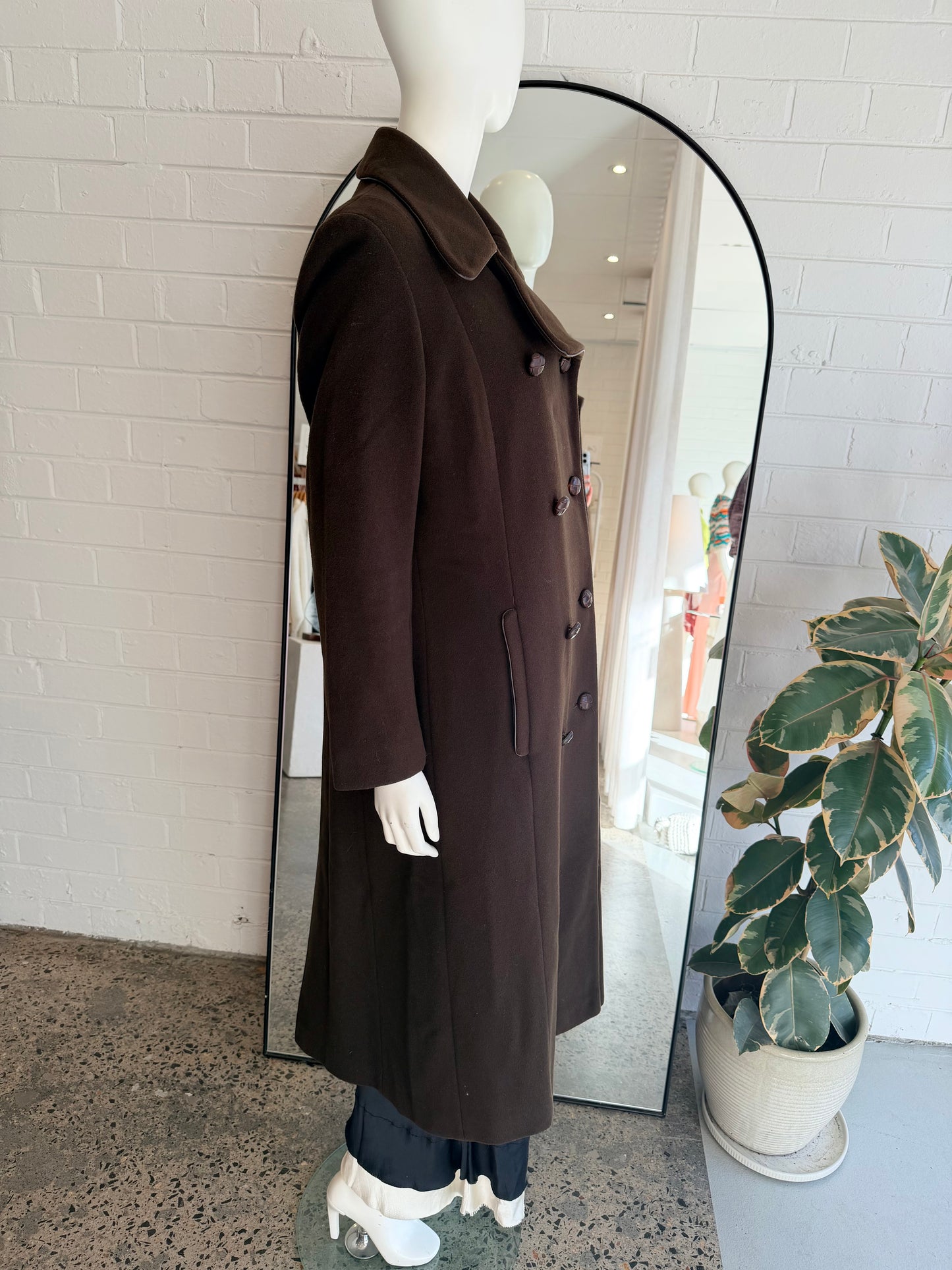 Burton Vintage Wool Blend Coat - Size 8/10