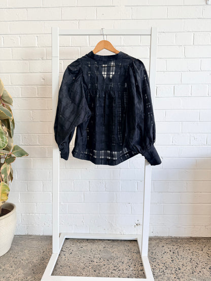 Zoe Kratzmann Black Vista Blouse - Size 1 (8)