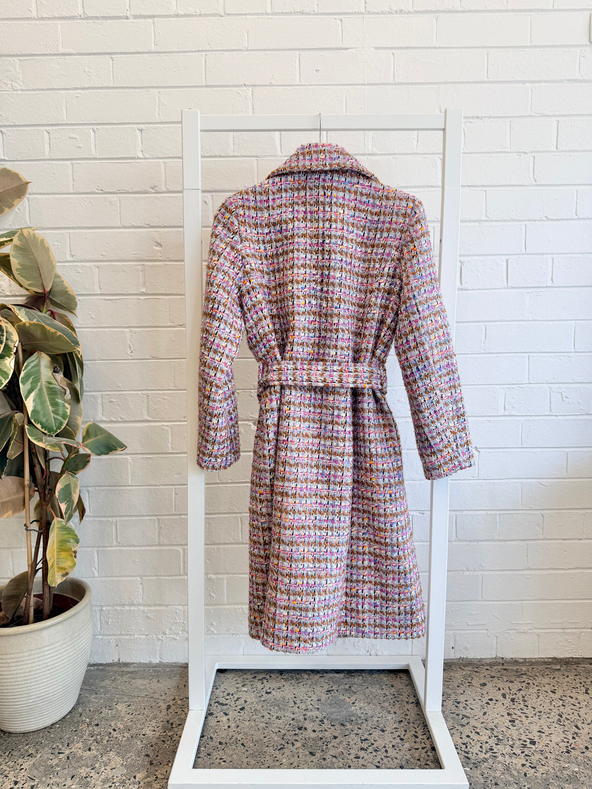 Elliatt Multi Coloured Chapelle Coat - Size M (10)