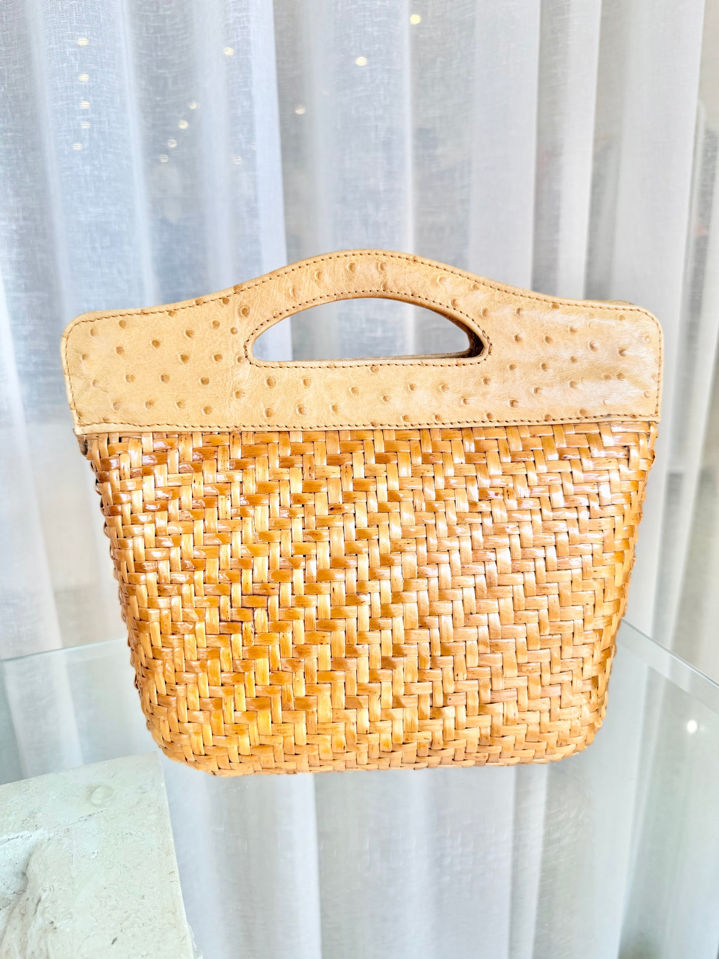 Capaf Honey Firenze Rattan Bag