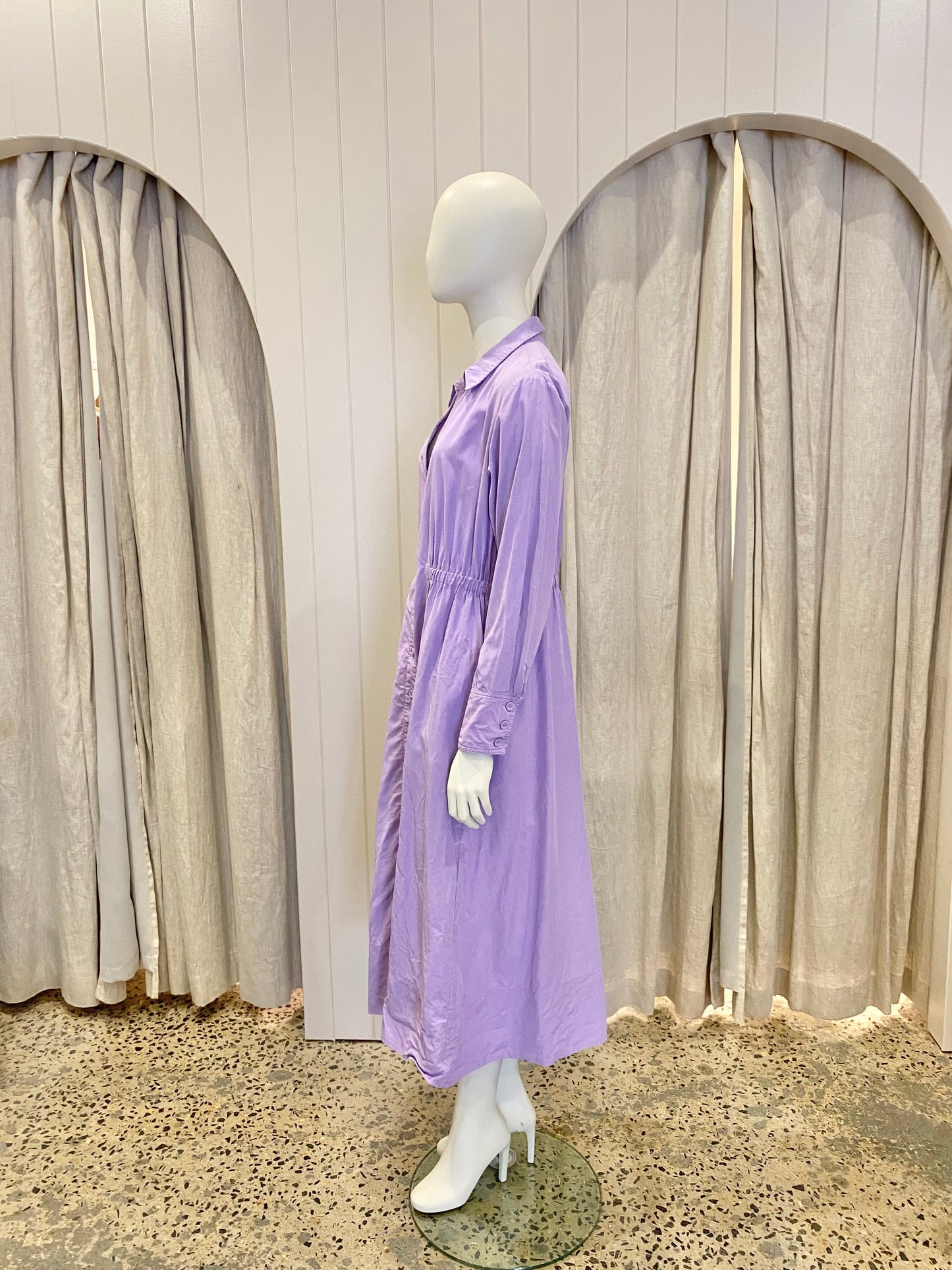 Country Road Violet Elastic Waist Dress - Size 14