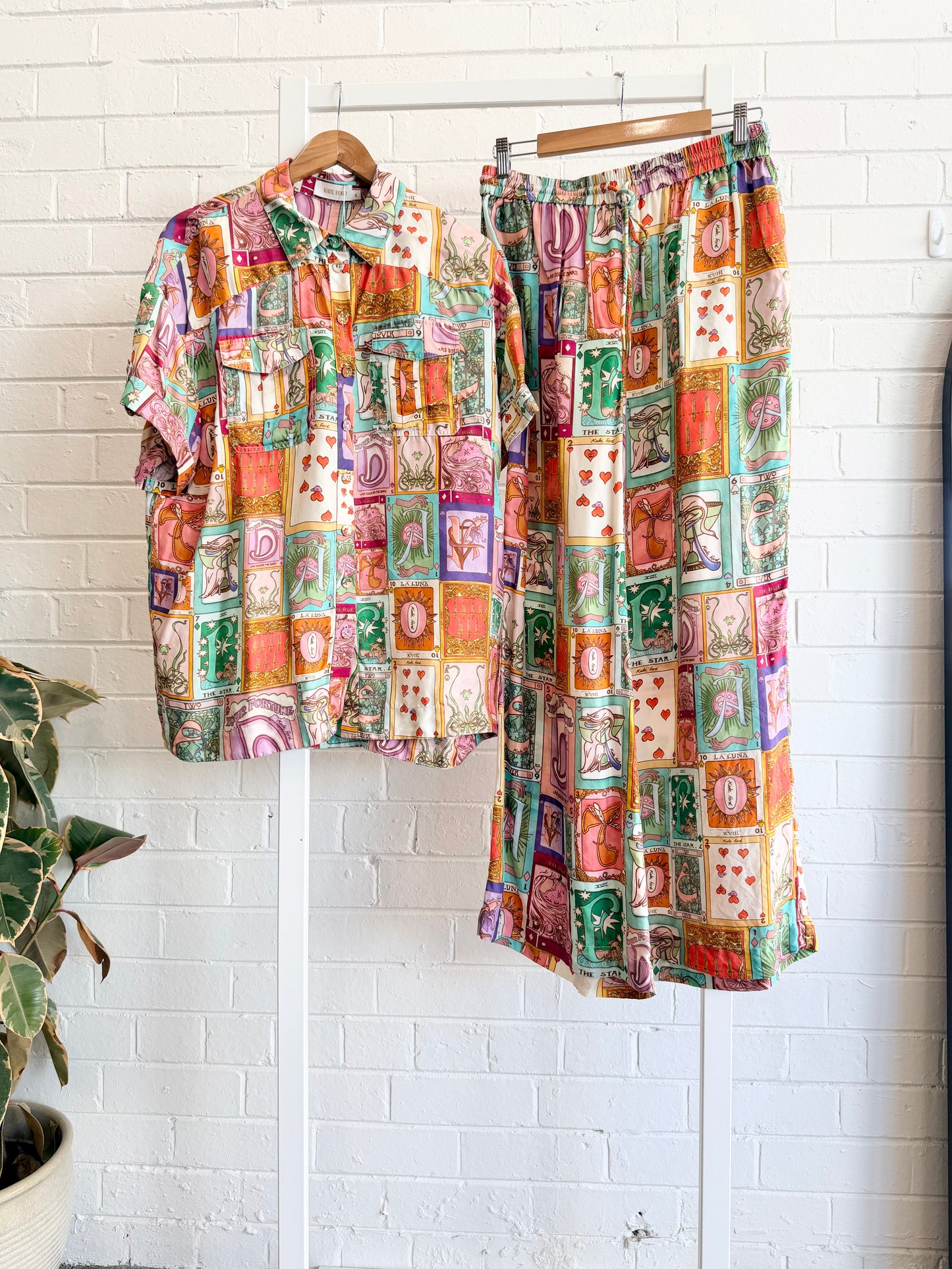 Kate Ford Cairo Silk Shirt and Pants - Size 1 (8)