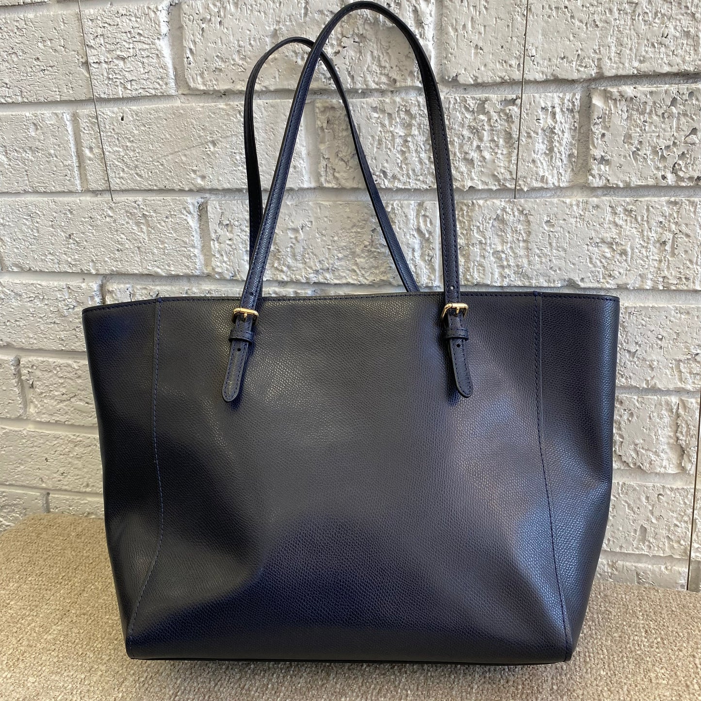 Coach Turnlock Tote Bag in Navy