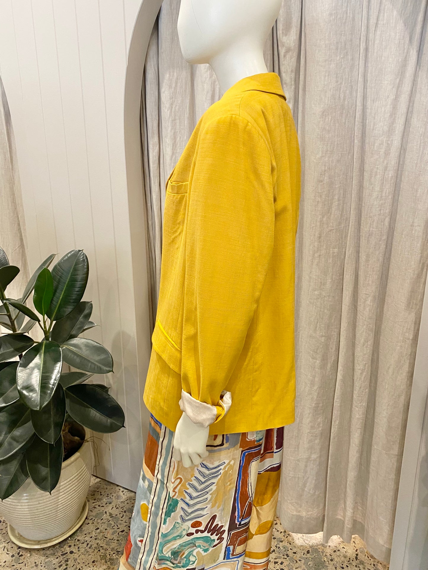 Sezane Saffron Christie Blazer - Size 16