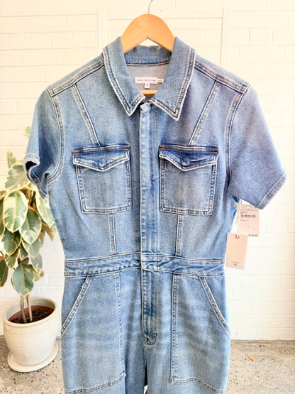 Good American Blue Denim Jumpsuit - Size 3 (12)