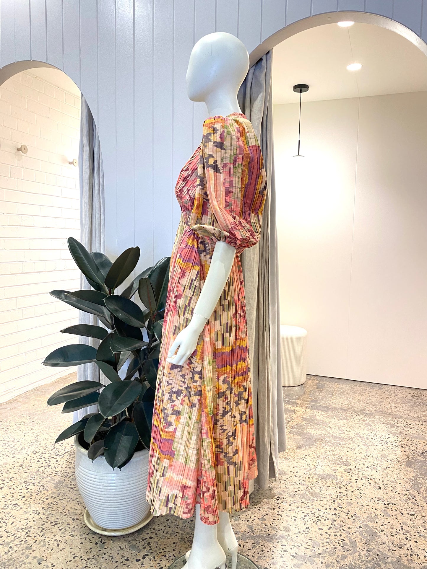 Kinney Painterly Patchwork Dress - Size Small (8/10)