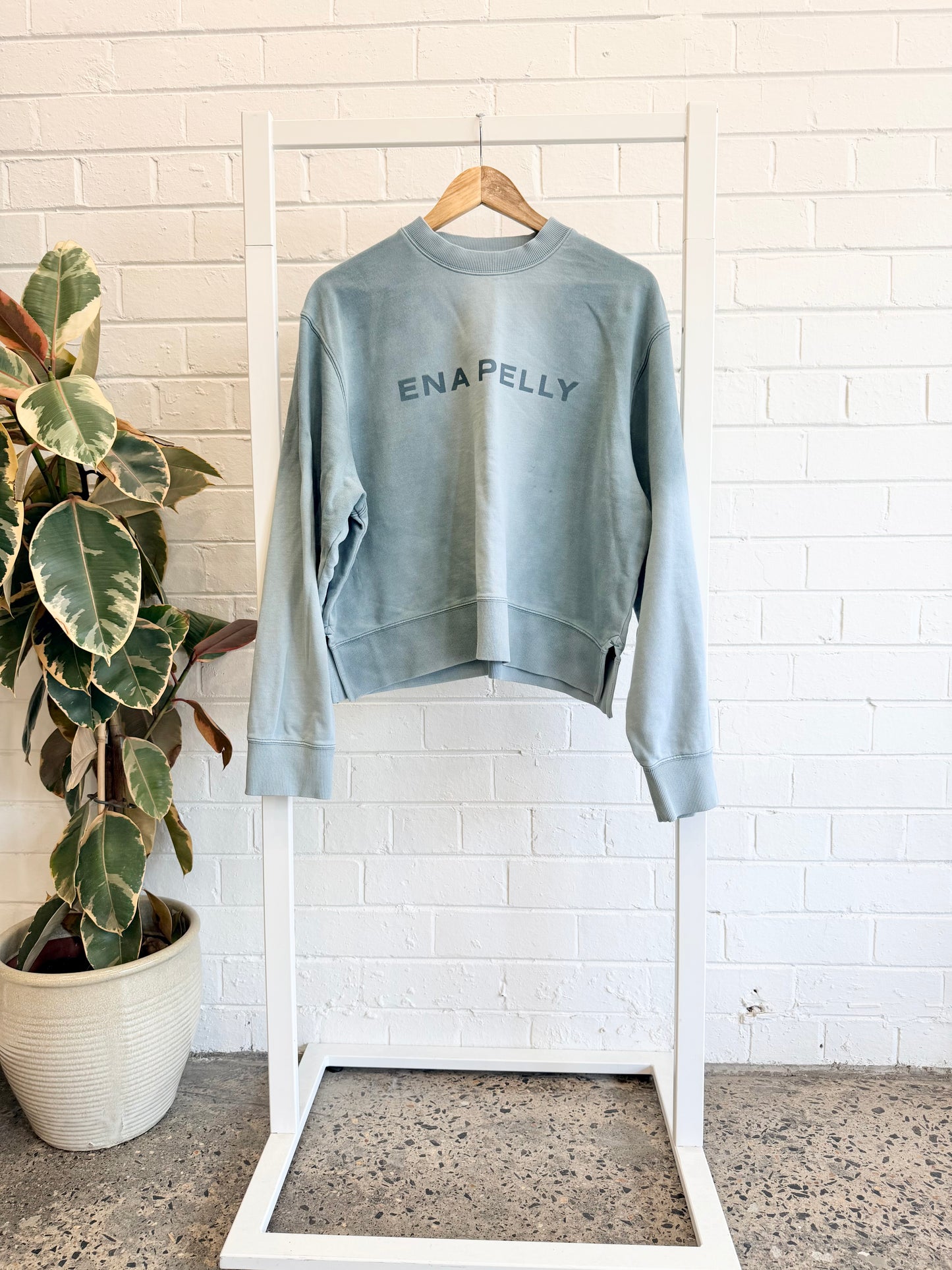 Ena Pelly Blue Remi Relaxed Jumper - Size 12