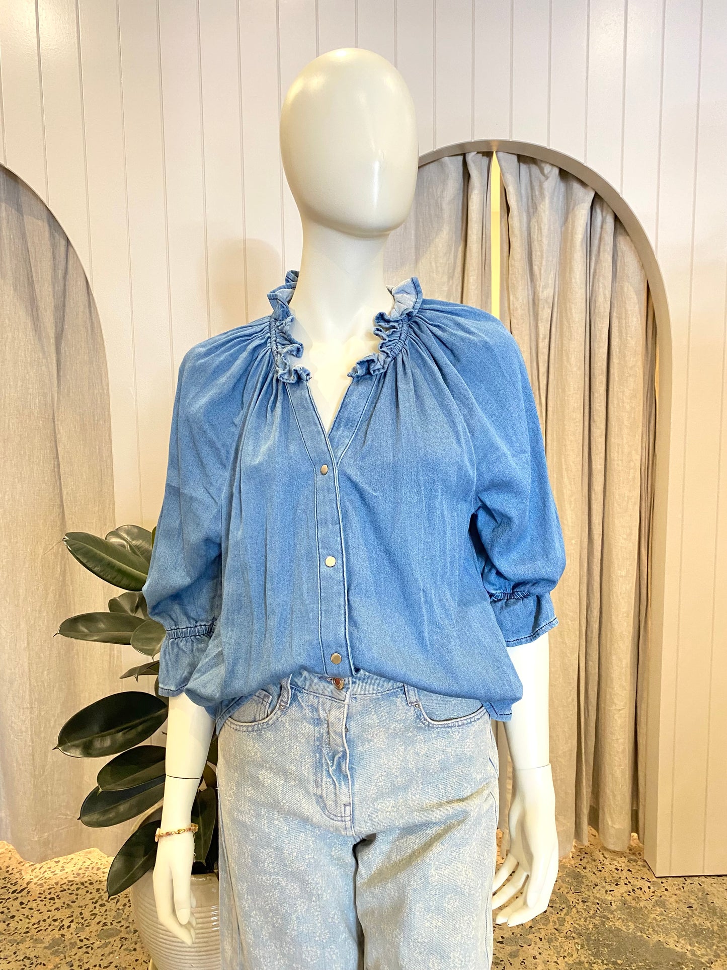 ba&sh Draco Shirt - Size 8