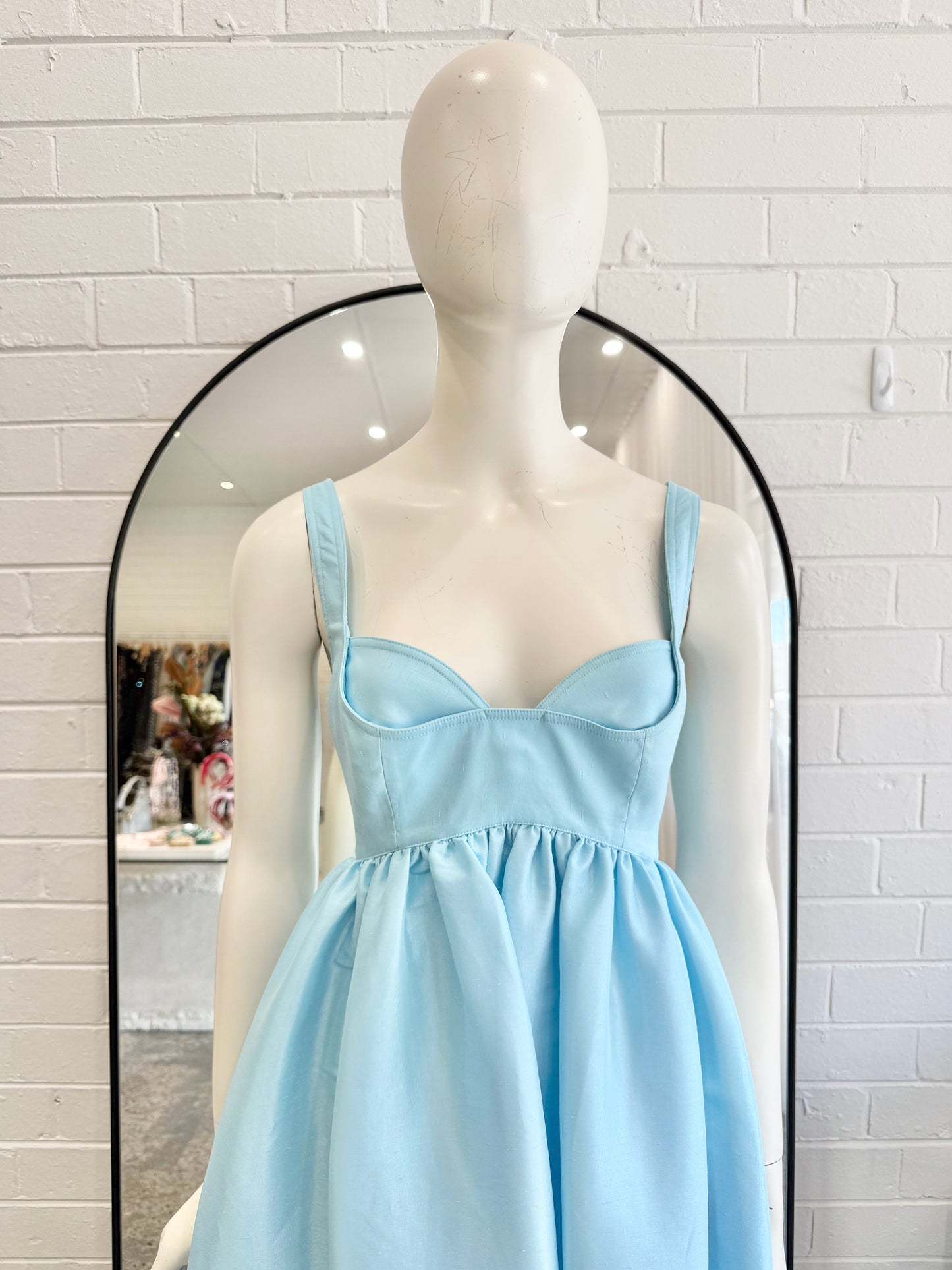 Acler Light Blue Redin Maxi Dress - Size 12
