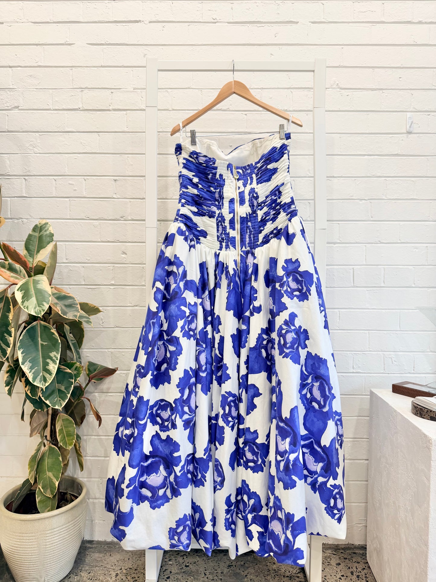 AJE 'Behold' Maxi Gown in Blue - Size 14