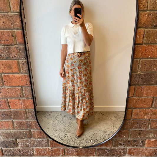 Zimmerman Andie Midi Skirt - Size 2 (10)