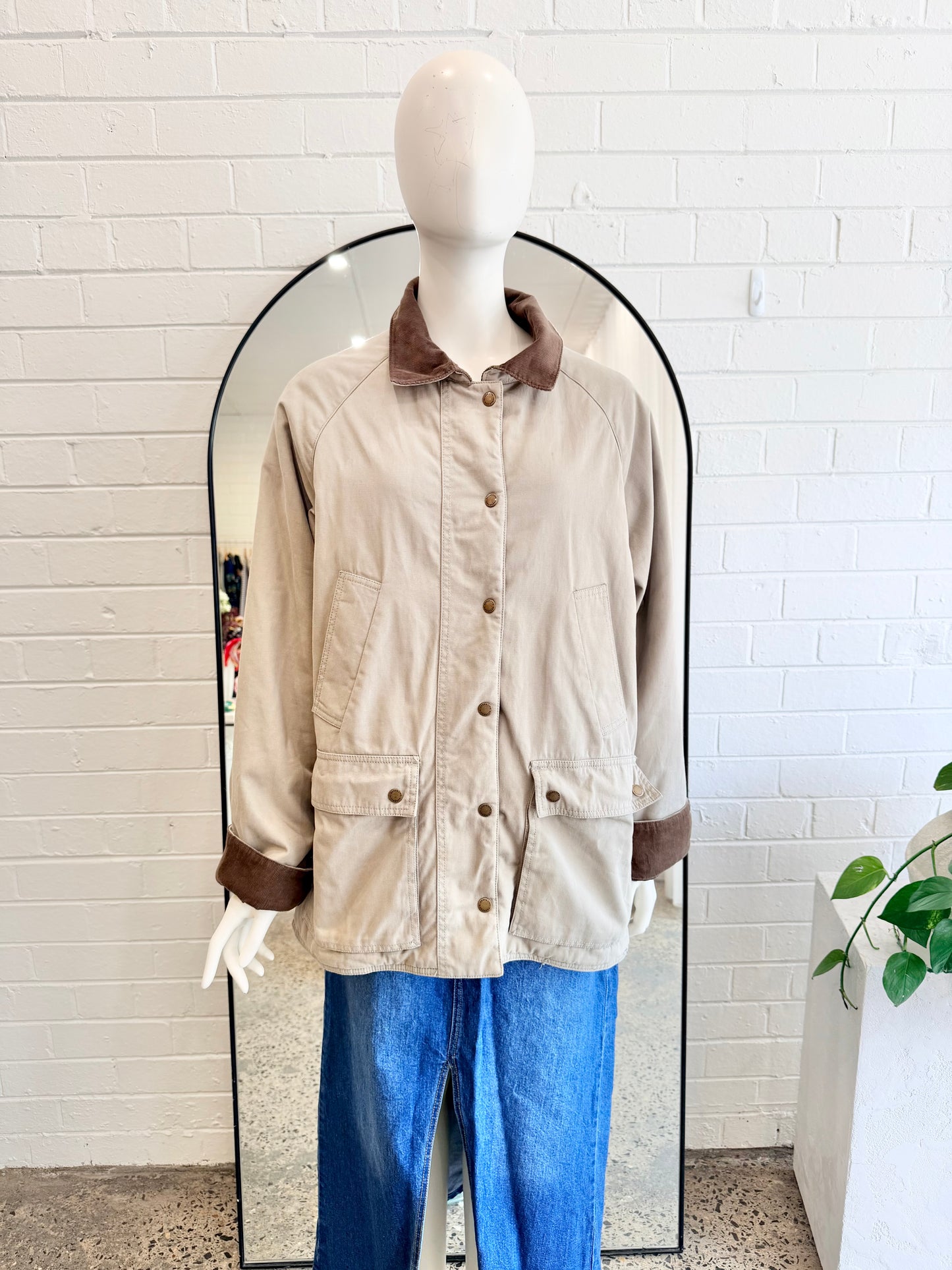 Ceres Life Ash Green Barn Jacket  - Size M (10 - 12)