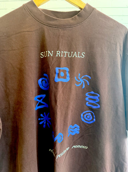 Sun Rituals Brown Tee - Size M (10 - 12)