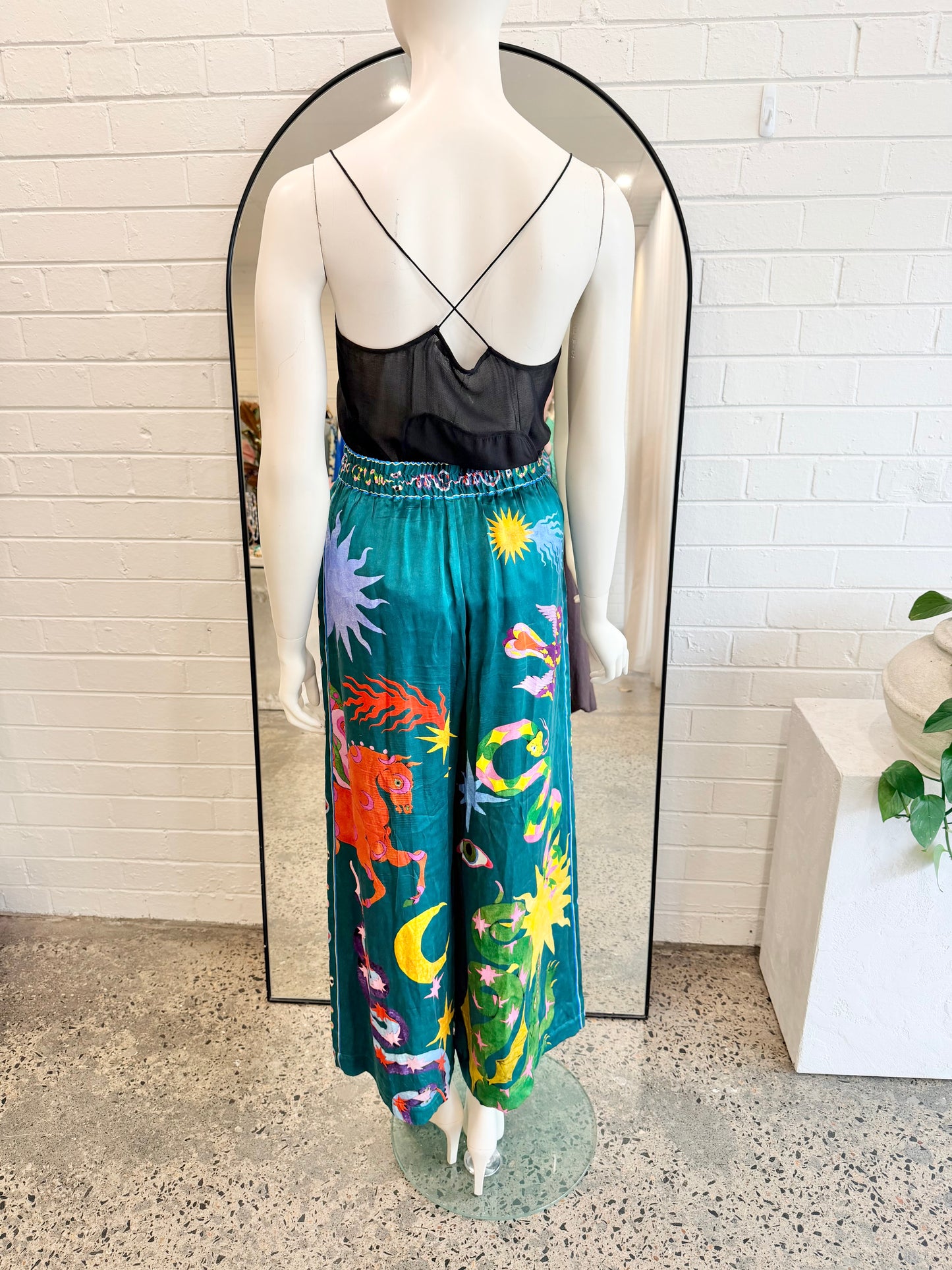 Alemais Guardian Silk Pants - Size 8