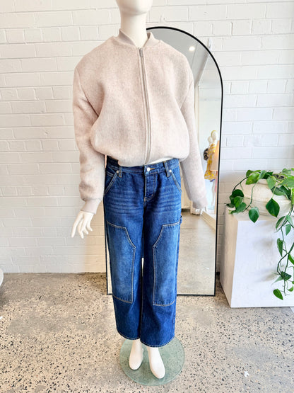 St Agni Dark Indigo Carpenter Jeans - Size 25 (6 - 8)