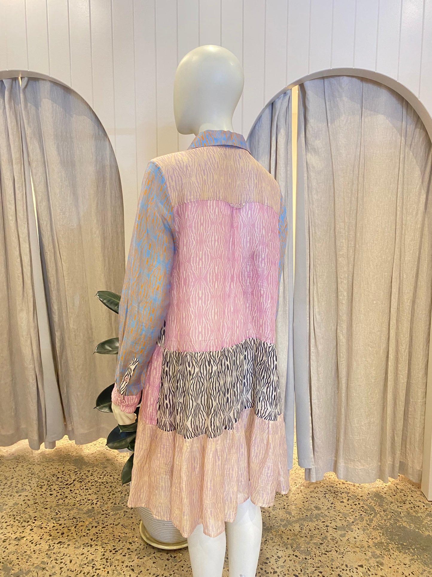 Magali Pascal Zebra Print Mini Dress - Size M (10/12)