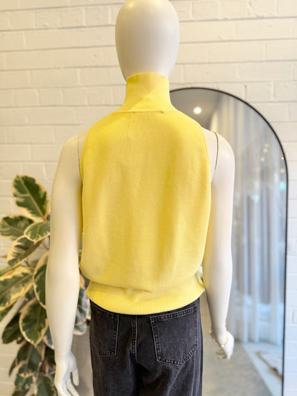 Viktoria and Woods Yellow Awestruck Knit Top - Size 4 (12-14)