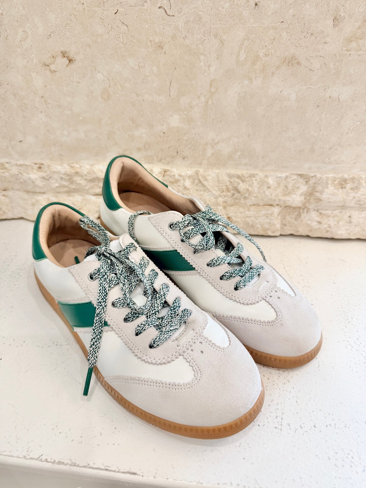 Jo Mercer White Leather Chaos Sneakers - Size 38