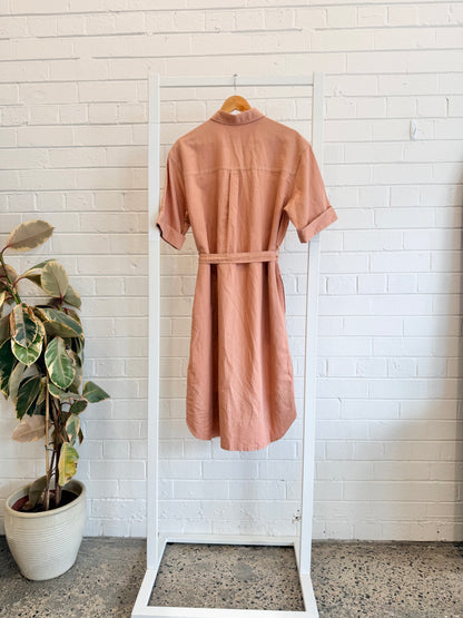 Aestas Freya Shirt Dress - Size 4 (14-16)