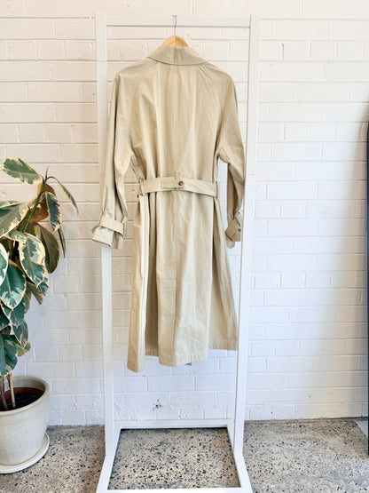 Assembly Label Tan Alessandra Trench Coat - Size M/L (12 - 14)