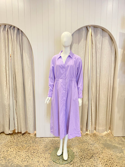 Country Road Violet Elastic Waist Dress - Size 14