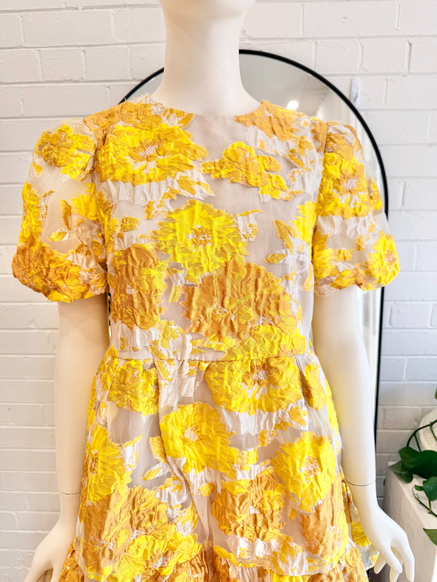 Elliatt Marigold Progressive Mini Dress - Size M (8 - 10)