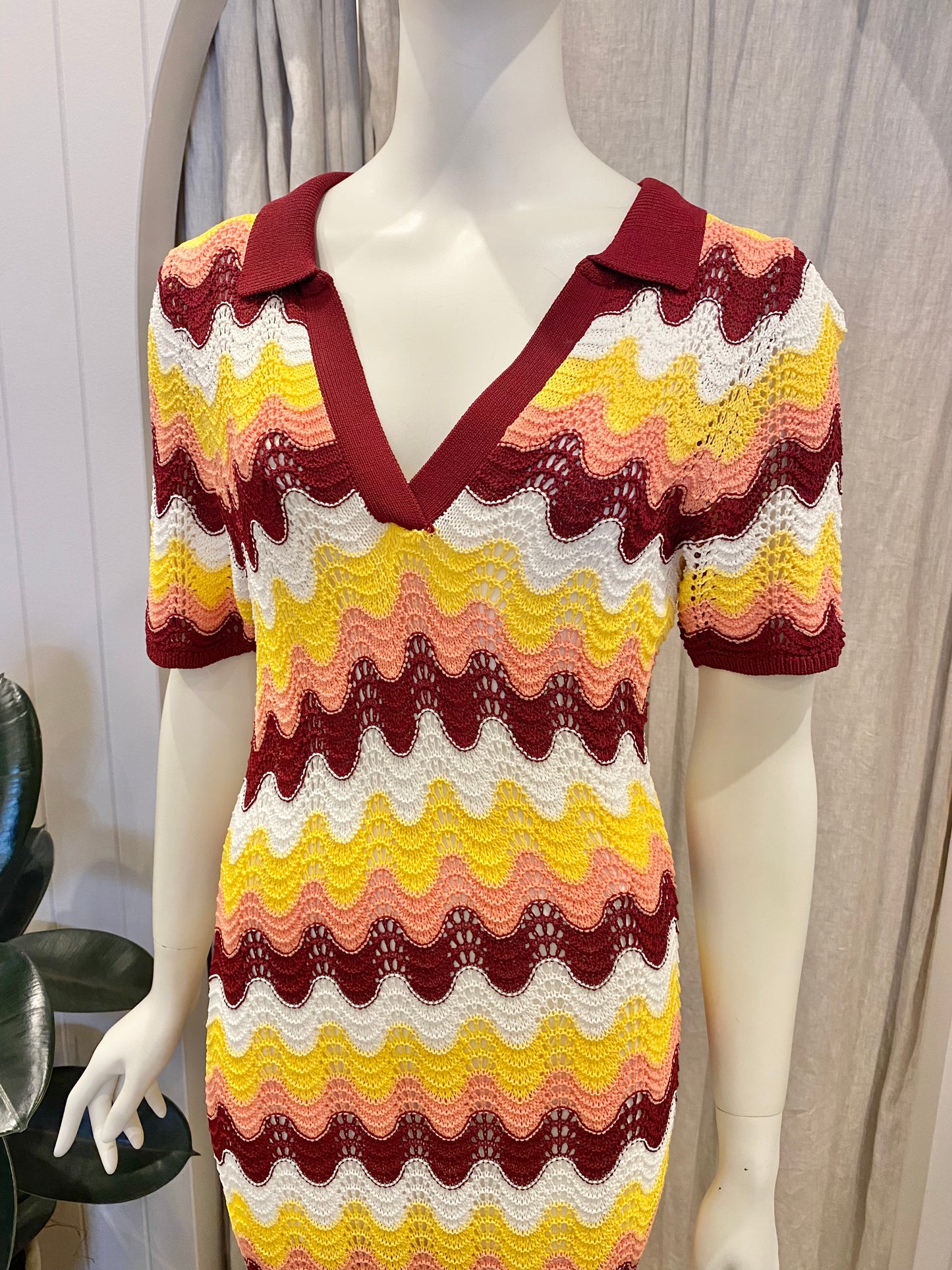 Steele Crochet Maxi Dress - Size S (8/10)