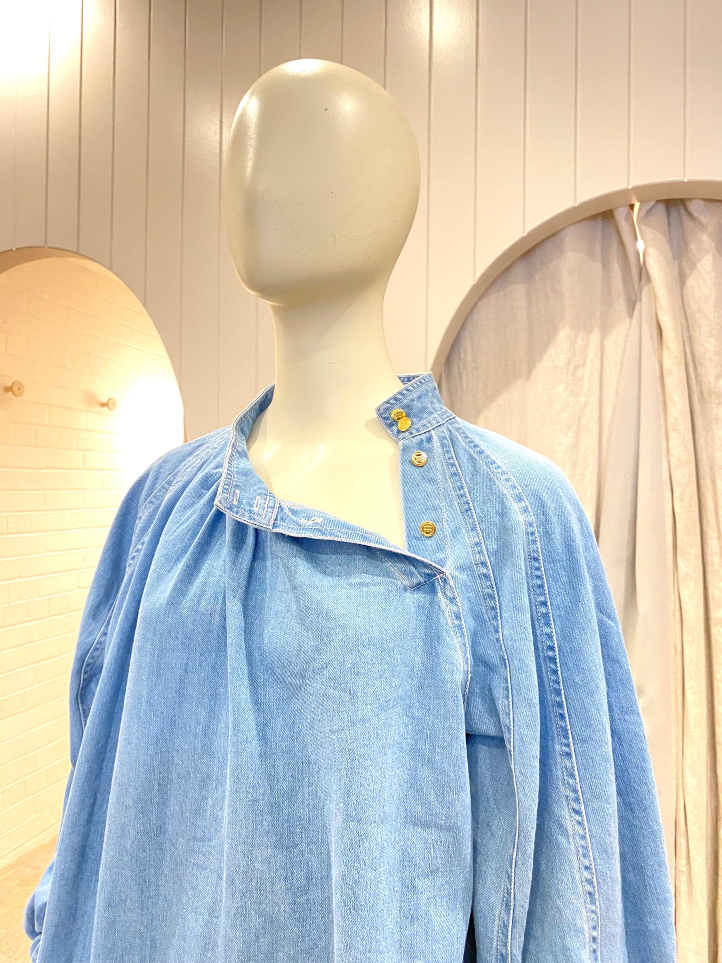 White Label Noba Denim Dress - Size 0 (8)