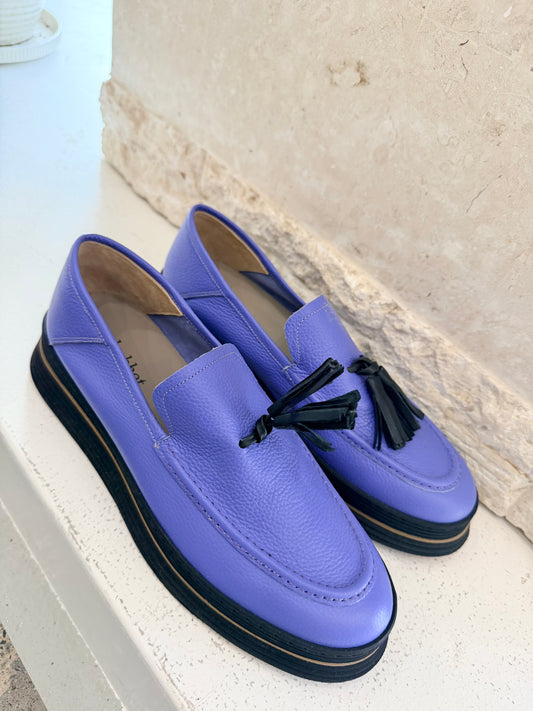 Habbot Cobalt Harola Leather Loafers - Size 39