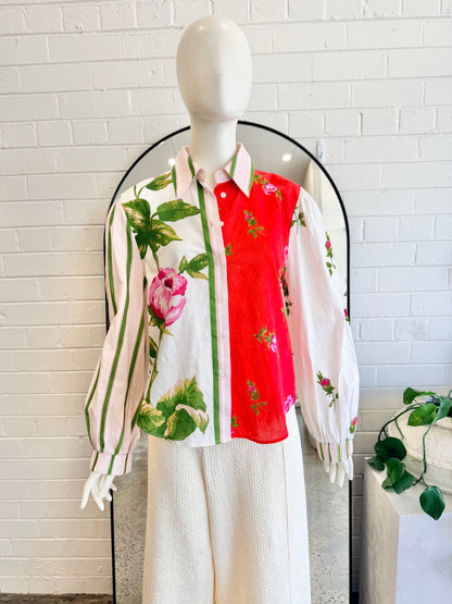 Aston Studio Rafferty Floral Shirt - Size 12
