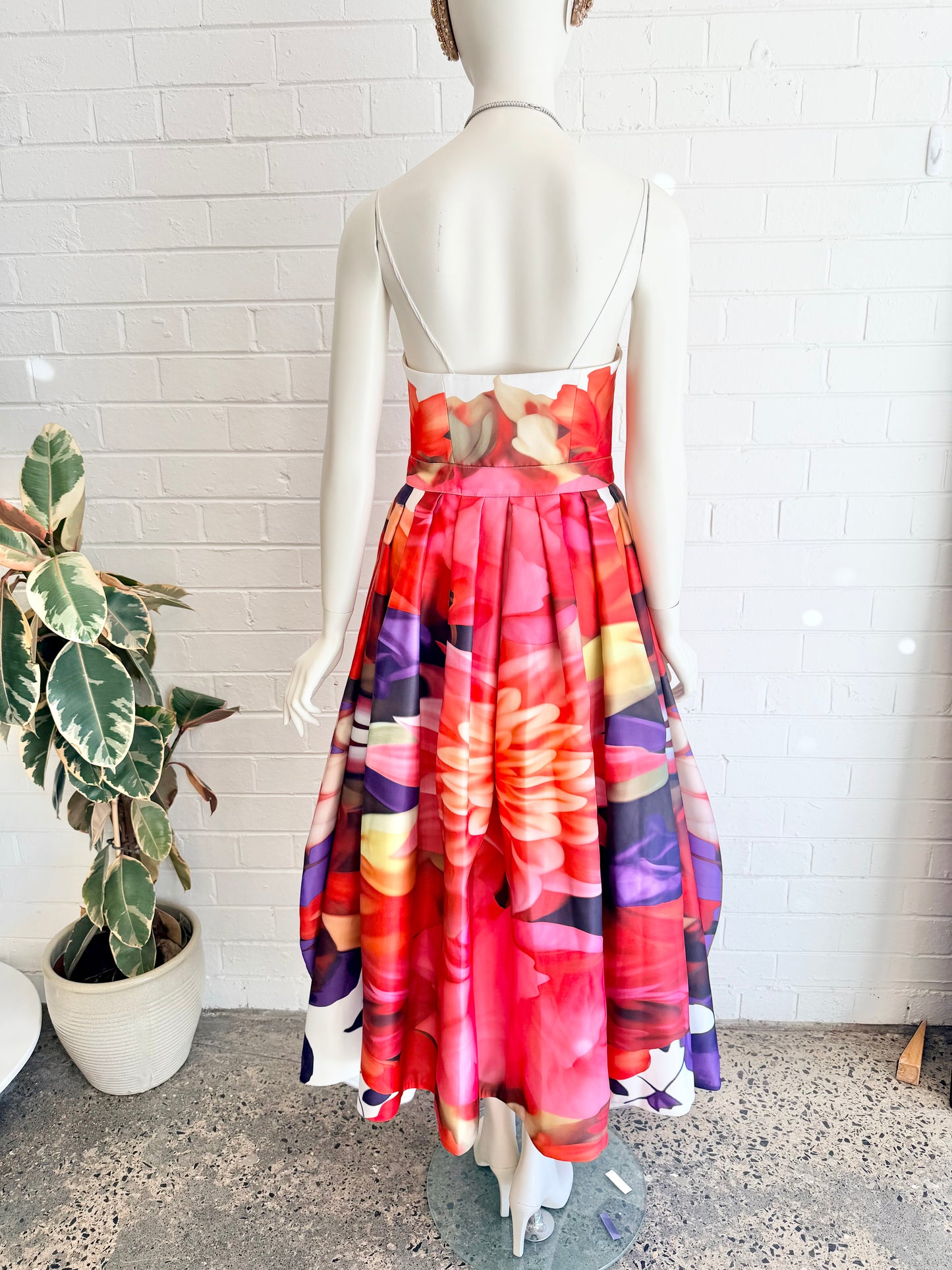 Leo Lin Norine Bustier Midi Dress - Size 10