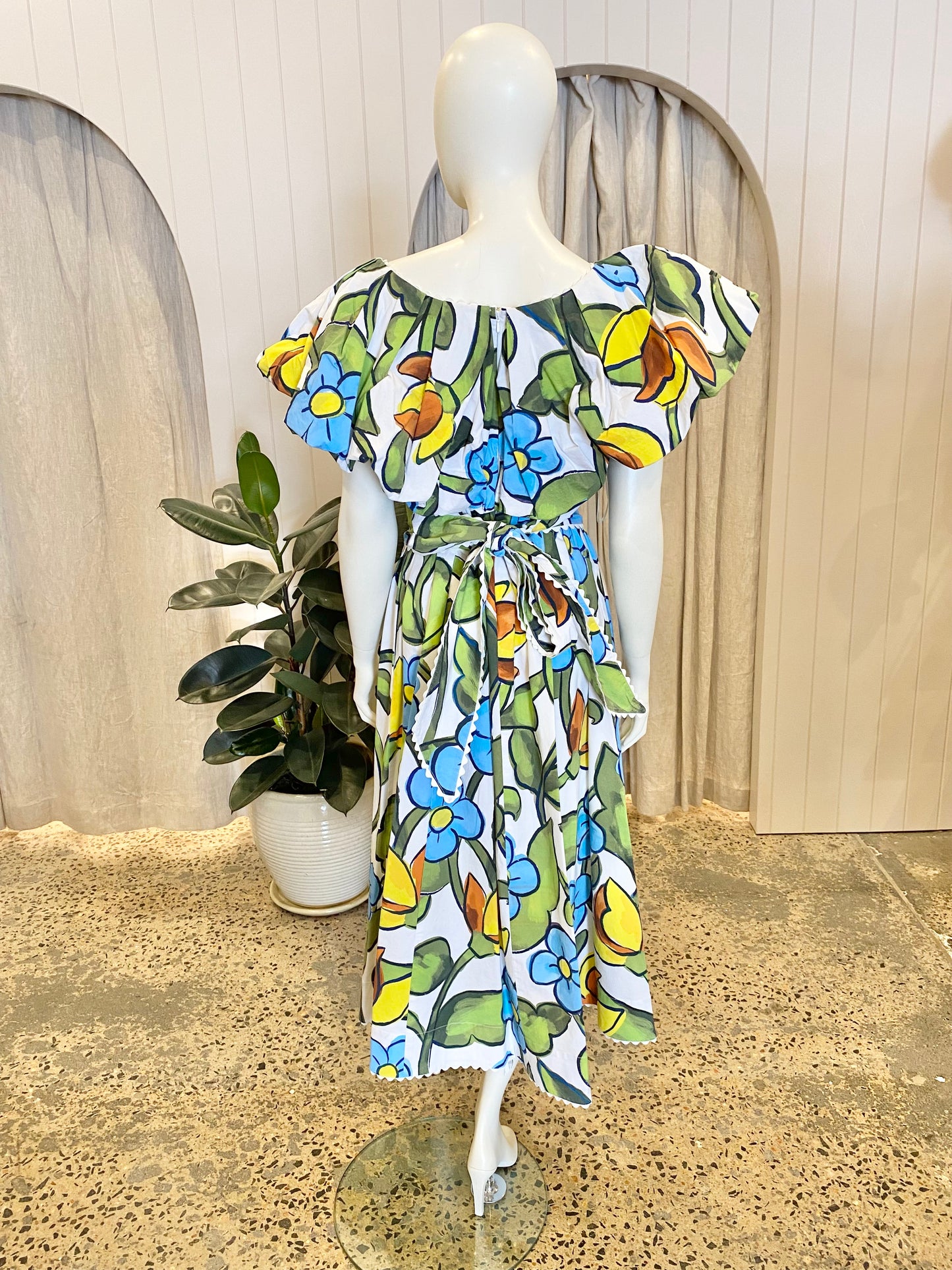 Binny The Front Lawns Midi Dress - Size 10