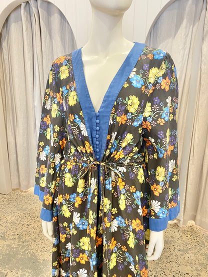 Bohamian Traders Fleur Kaftan Maxi Dress - Size 18