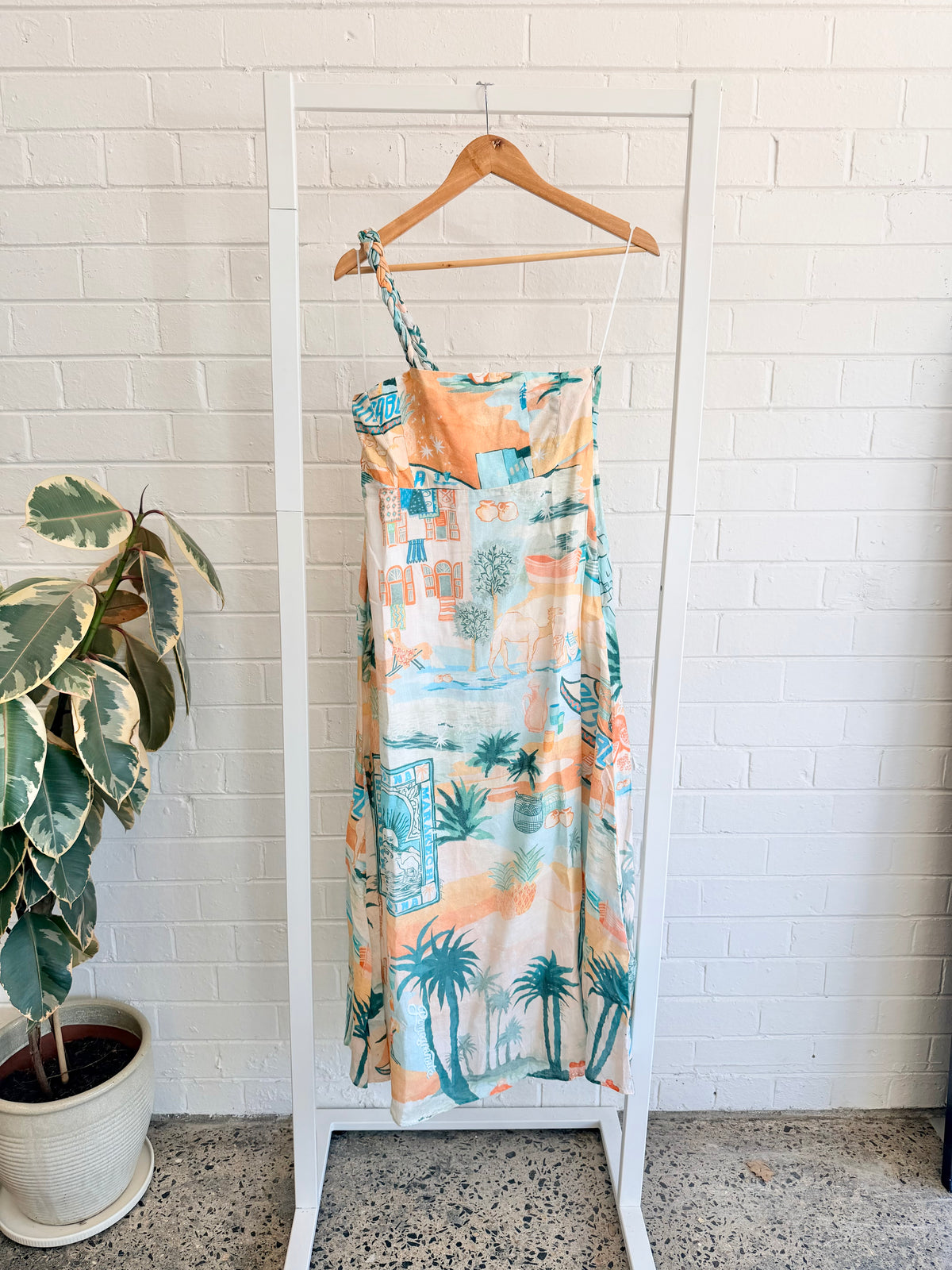 Kate Ford Palo Verde Braid Shoulder Dress - Size 2 (10)