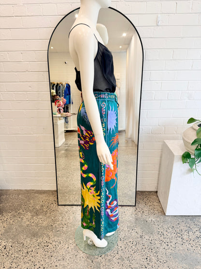 Alemais Guardian Silk Pants - Size 8