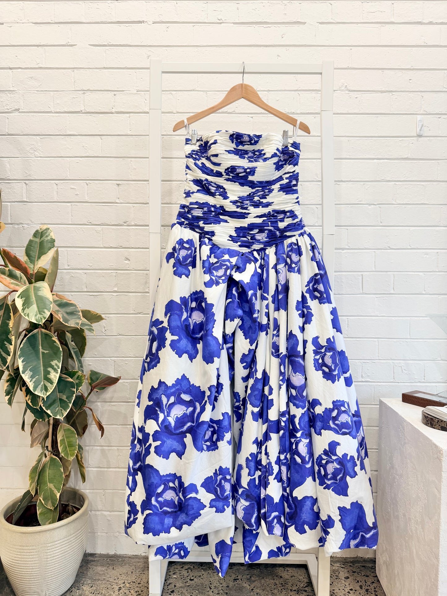 AJE 'Behold' Maxi Gown in Blue - Size 14