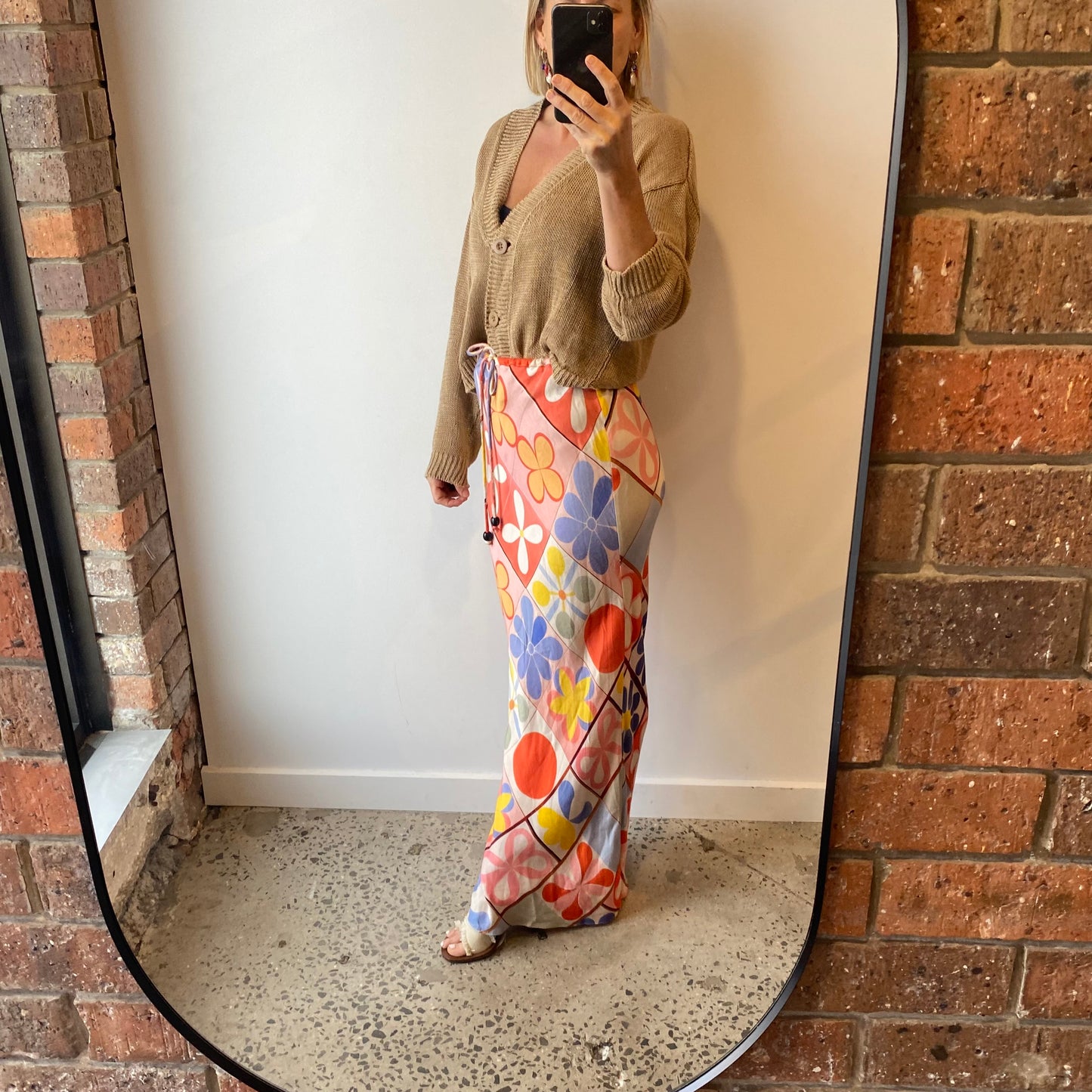 King Csilla Amina Column Skirt - Size 12