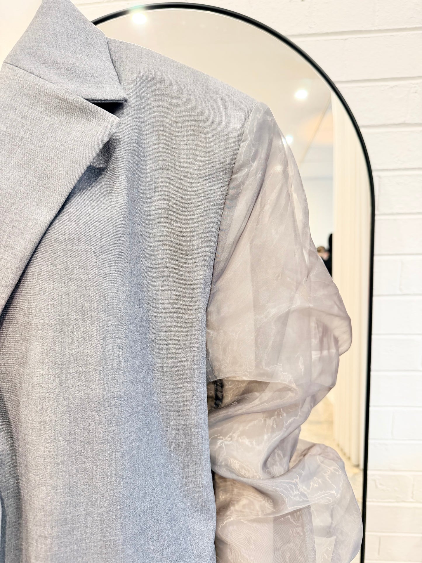 Camilla & Marc 'Zephyr' Bomber Blazer in Grey - Size M/L (14)