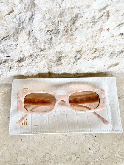 Lu Goldie Salome Sunglasses in Cotton Candy