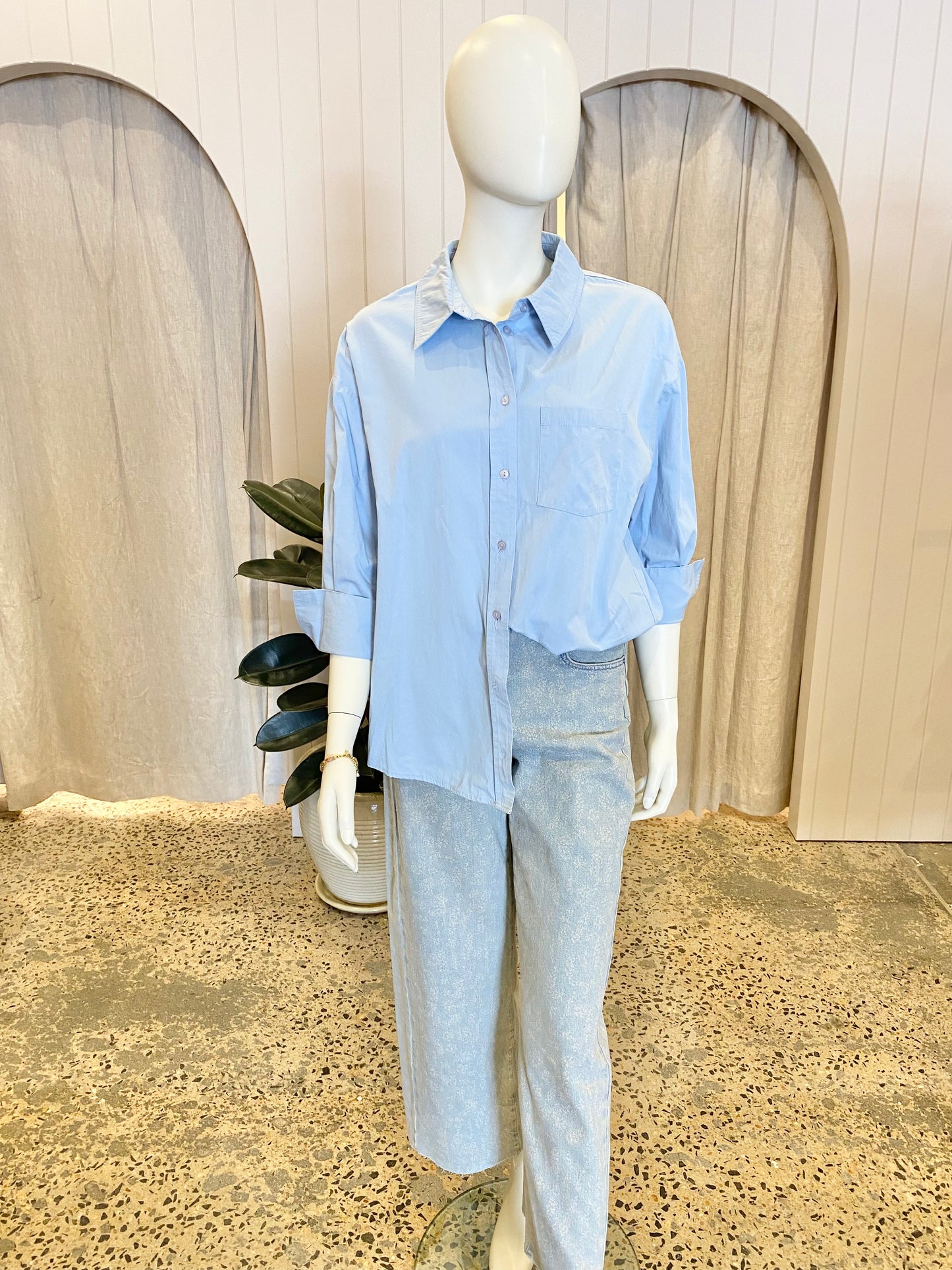 Anine Bing Chemise Mika Shirt - Size S