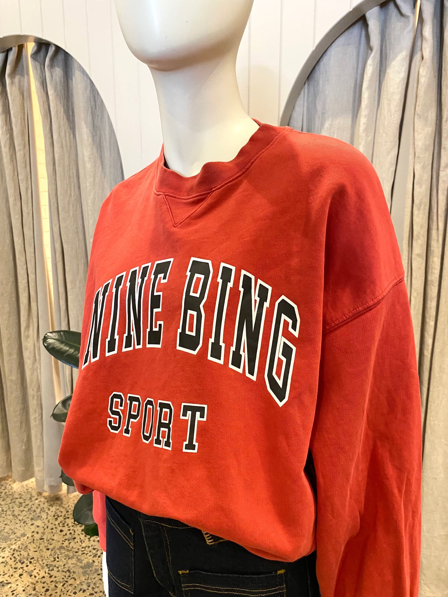 Anine Bing 'Jaci' Sweater in Red - Size XS (6-10)