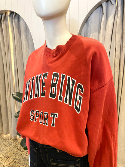Anine Bing 'Jaci' Sweater in Red - Size XS (6-10)