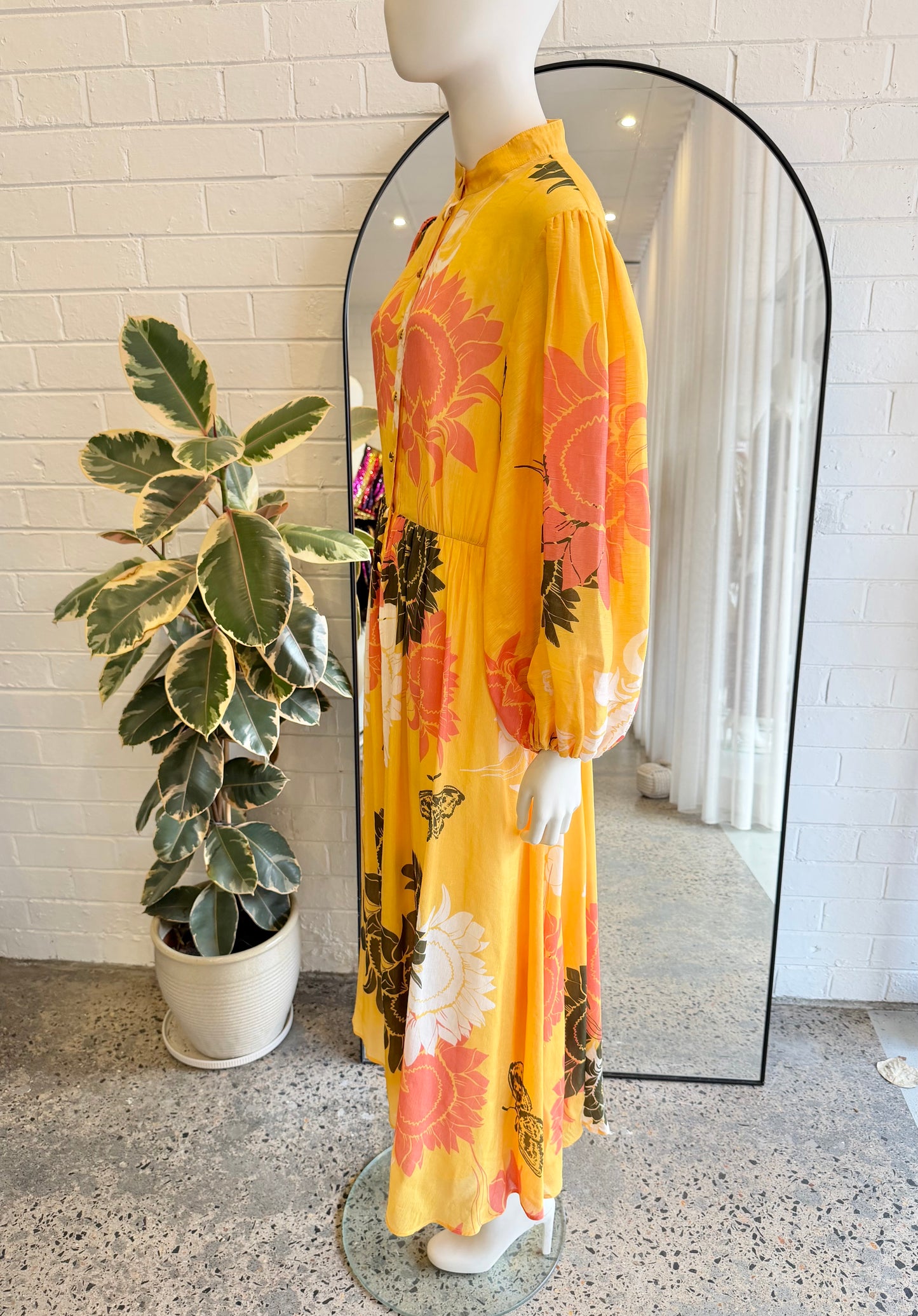 Leo Lin Valentina Midi Dress  - Size 10-12