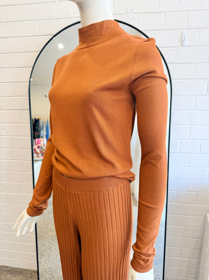Zerafima Rust Terra Polo - Size M (10)