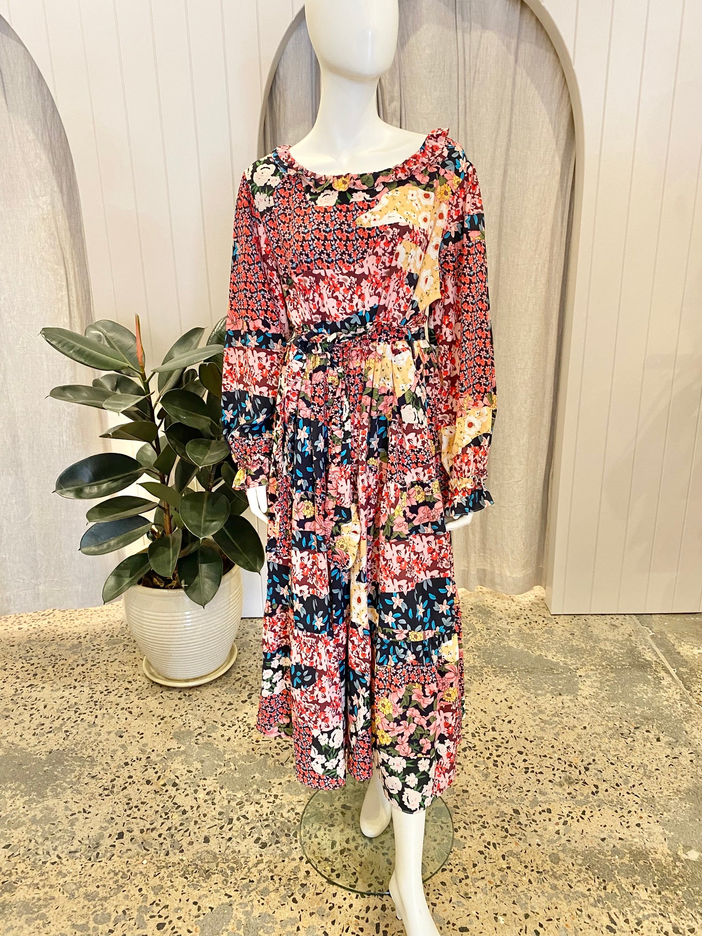 COOP by Trelise Cooper Floral Rights Midi Dress - Size 16