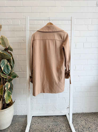 Viktoria & Woods Wool Blazer in Tan - Size 2 (10)
