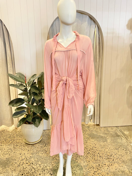 Flannel Tobi Wrap Skirt Dress - Size 4 (14/16)